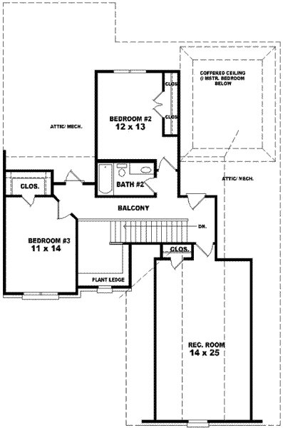upper floor house blueprint