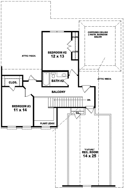 upper floor house blueprint
