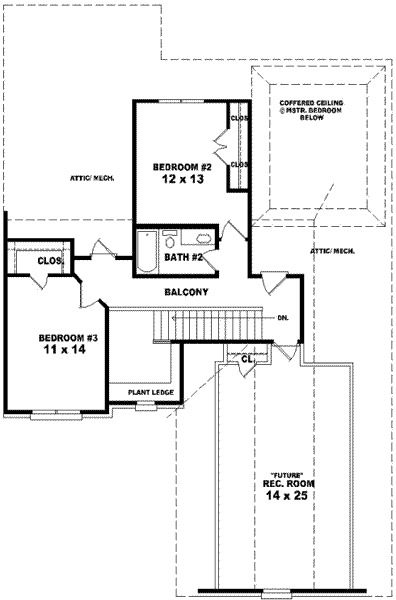 upper floor house blueprint