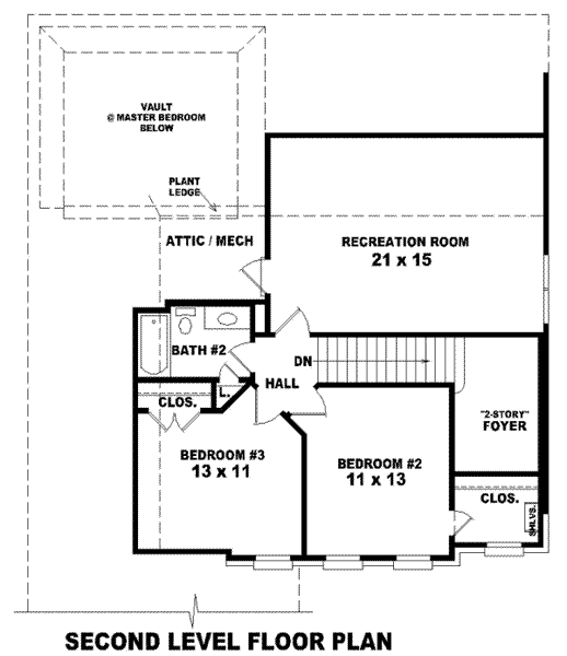 upper floor house blueprint