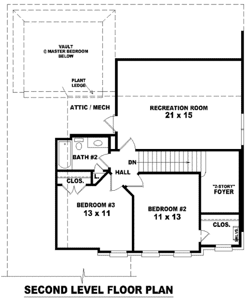 upper floor house blueprint