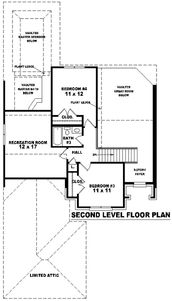 upper floor house blueprint