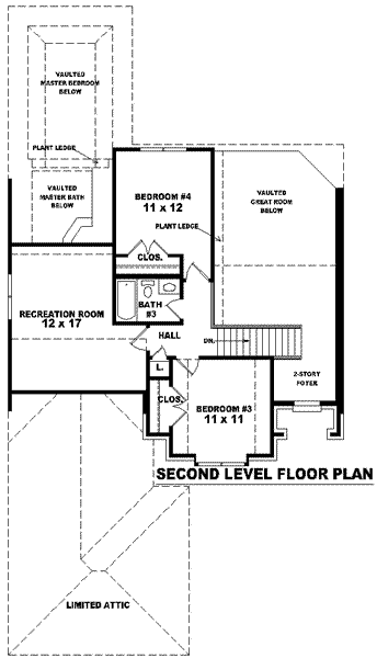 upper floor house blueprint