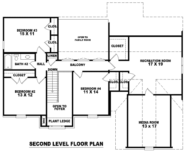 upper floor house blueprint