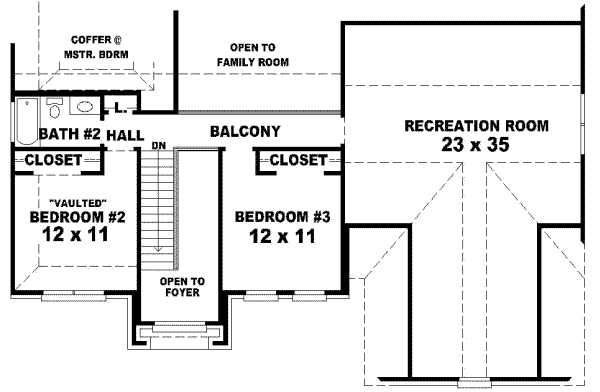upper floor house blueprint