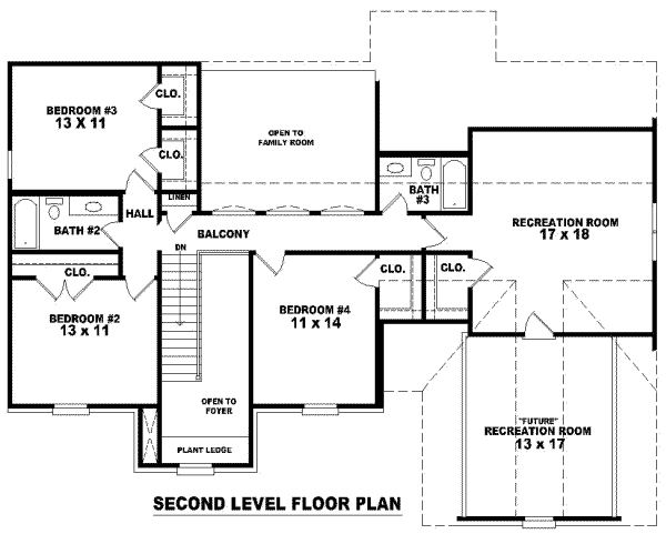upper floor house blueprint