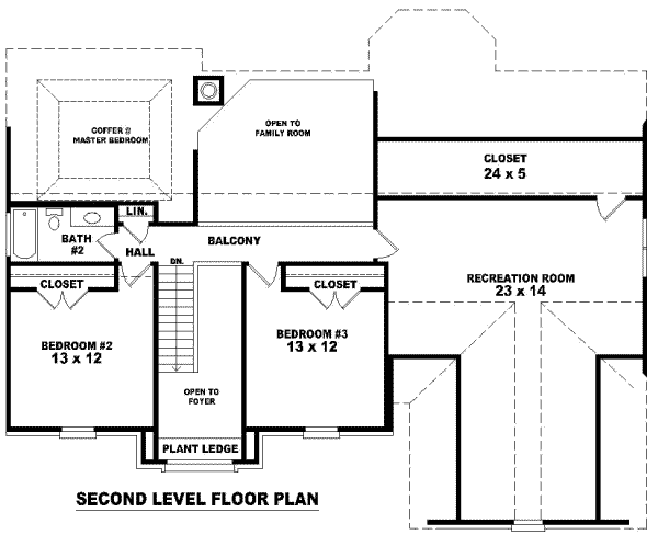 upper floor house blueprint