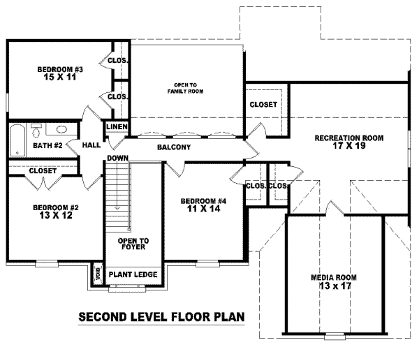 upper floor house blueprint
