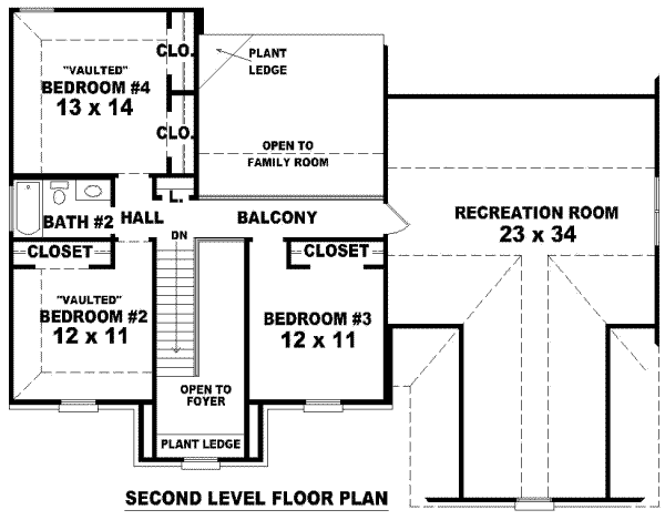 upper floor house blueprint