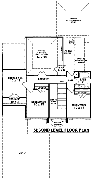 upper floor house blueprint