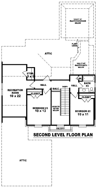 upper floor house blueprint