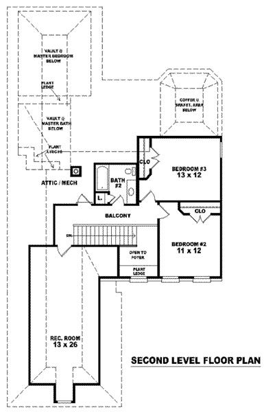 upper floor house blueprint