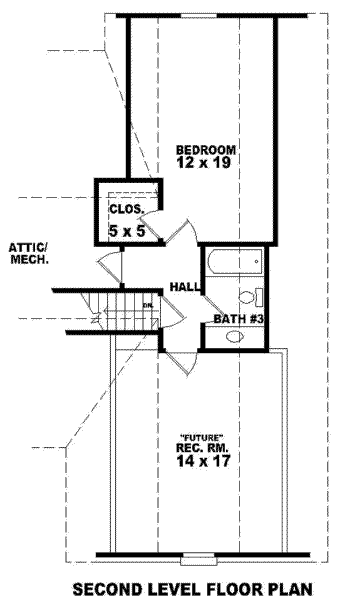 upper floor house blueprint