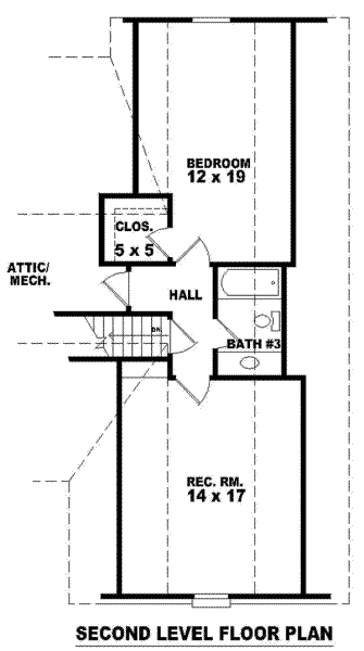 upper floor house blueprint