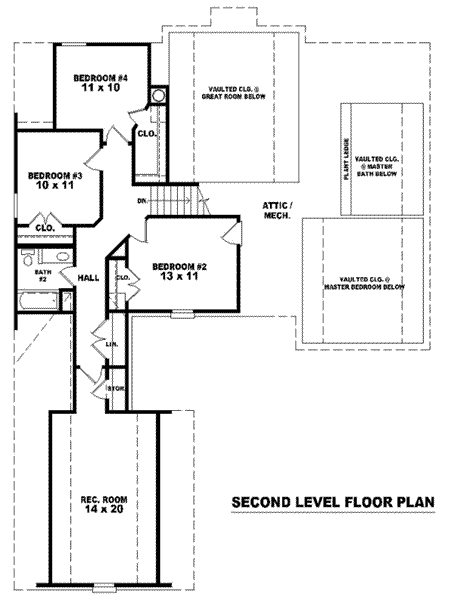 upper floor house blueprint