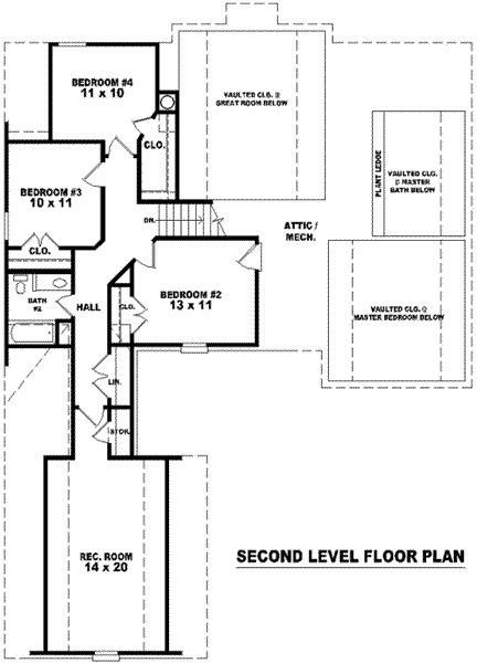upper floor house blueprint