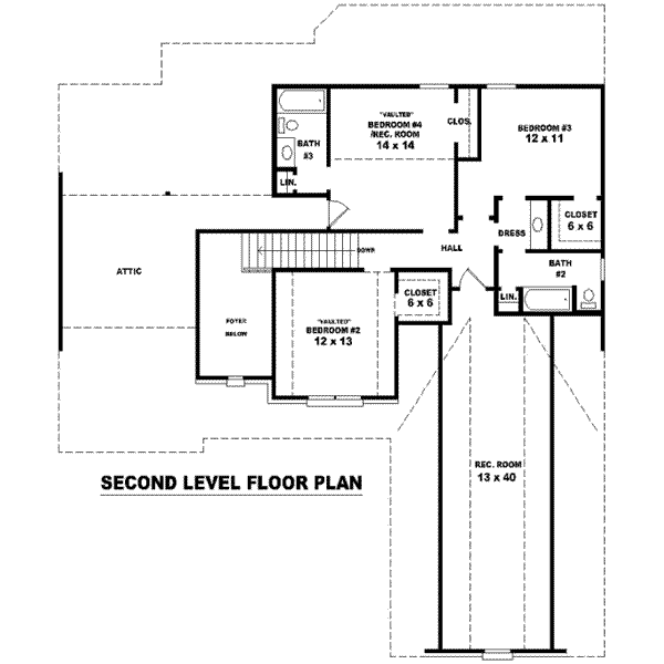 upper floor house blueprint