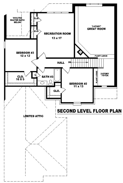 upper floor house blueprint