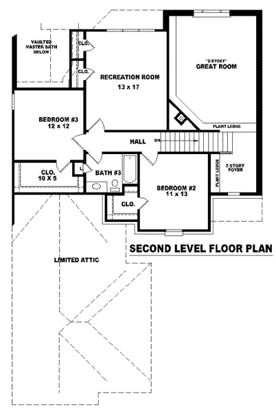upper floor house blueprint