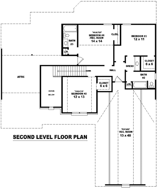 upper floor house blueprint