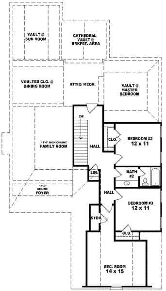 upper floor house blueprint