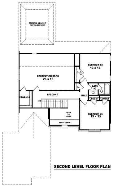 upper floor house blueprint