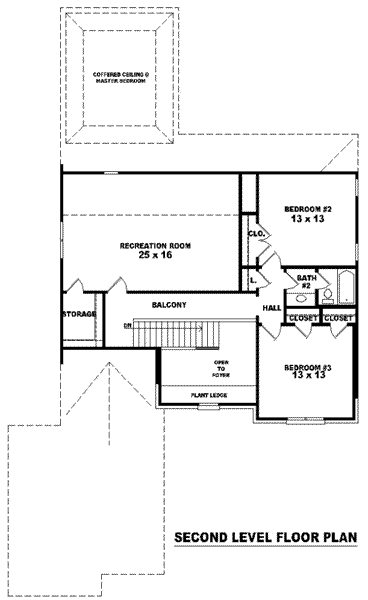 upper floor house blueprint