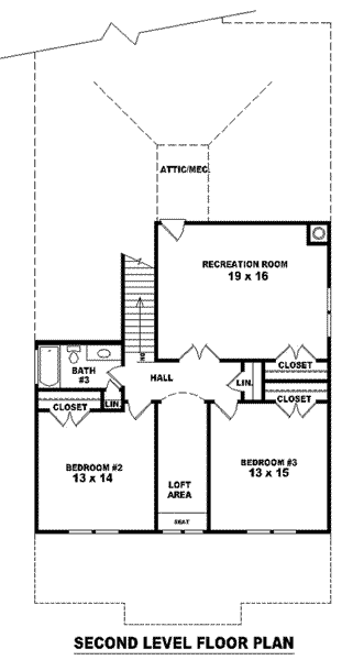 upper floor house blueprint