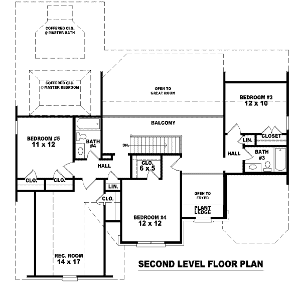 upper floor house blueprint
