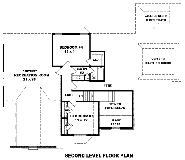 upper floor house blueprint