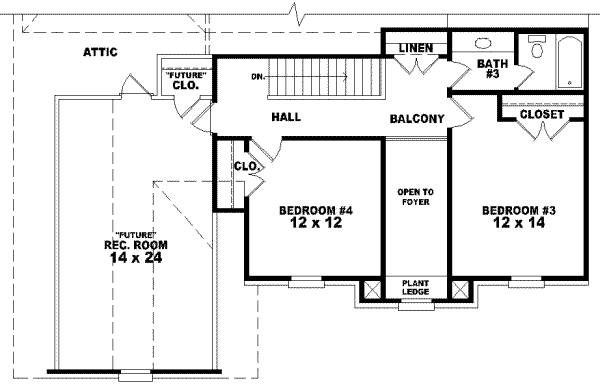 upper floor house blueprint
