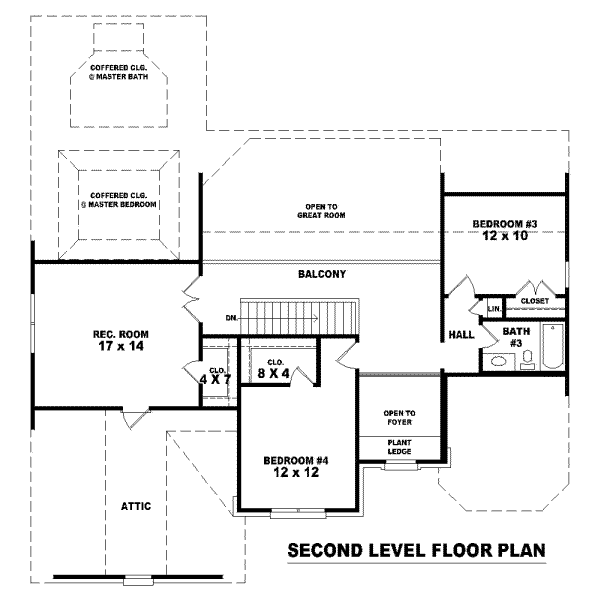 upper floor house blueprint