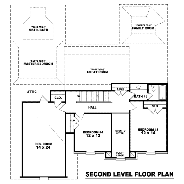 upper floor house blueprint