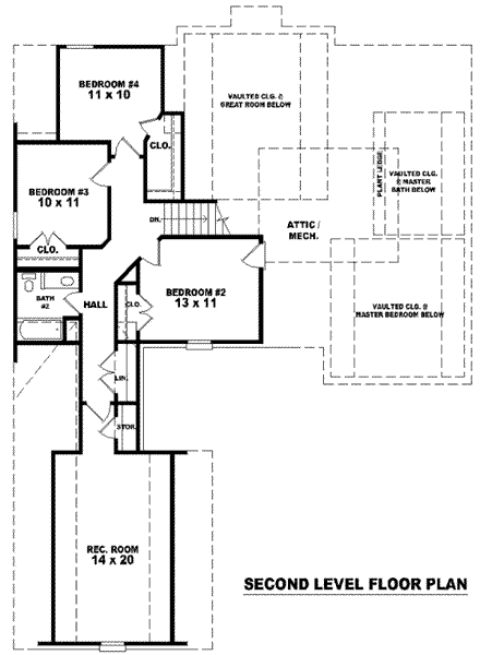 upper floor house blueprint
