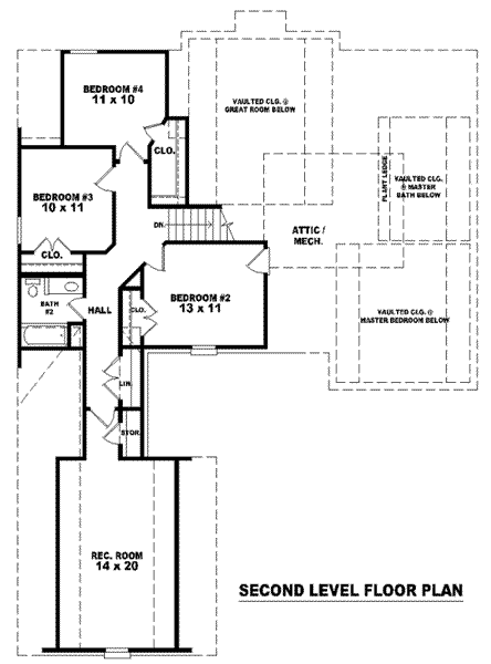 upper floor house blueprint