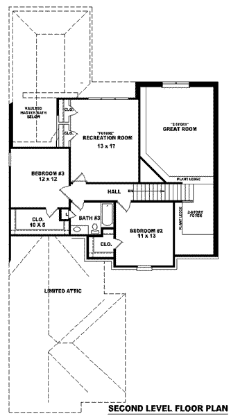 upper floor house blueprint