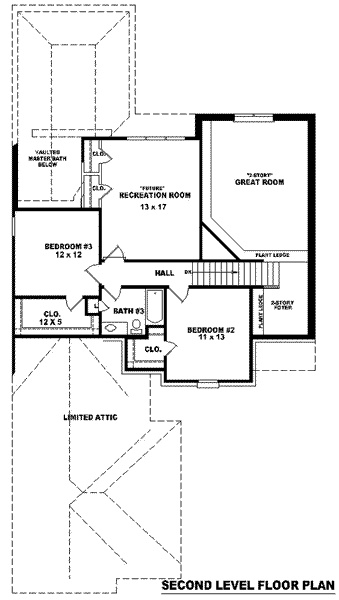 upper floor house blueprint