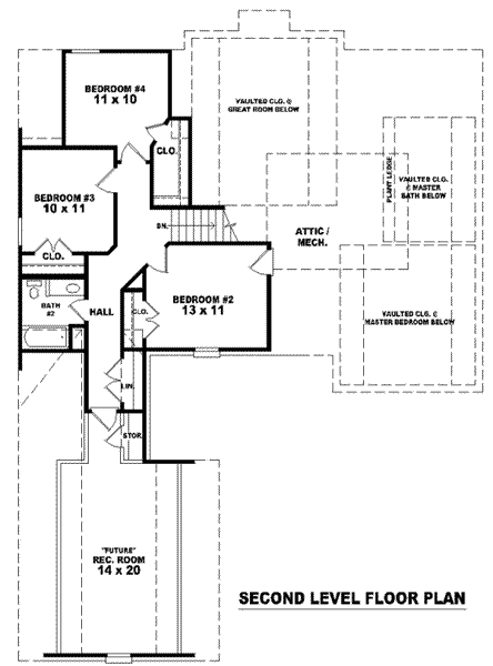 upper floor house blueprint