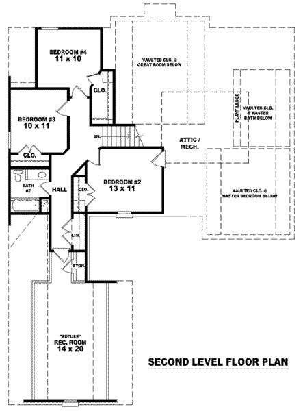 upper floor house blueprint
