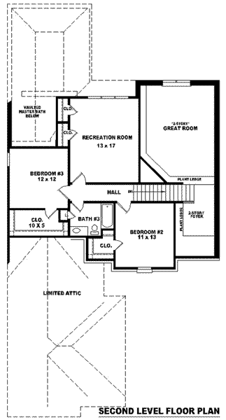 upper floor house blueprint