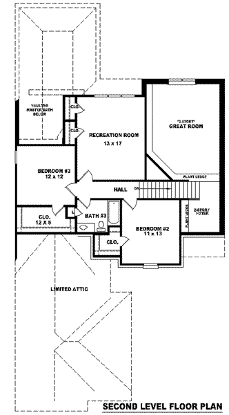 upper floor house blueprint