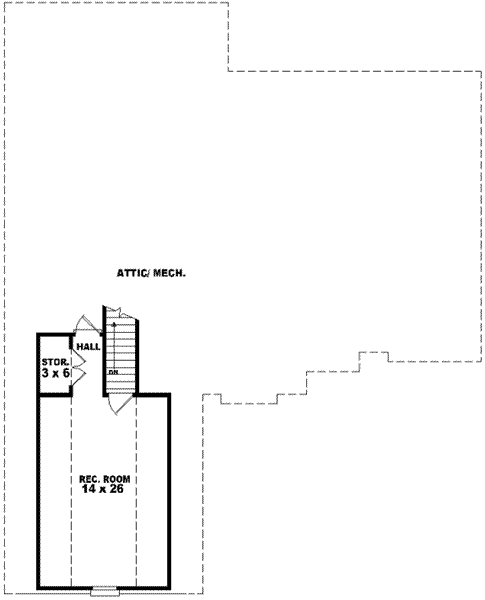 upper floor house blueprint