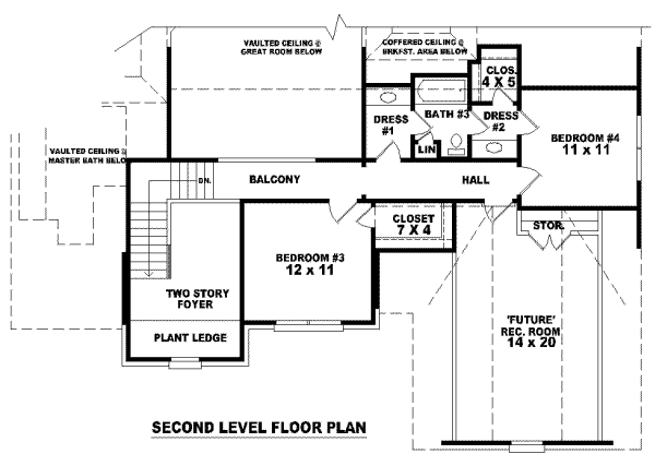 upper floor house blueprint