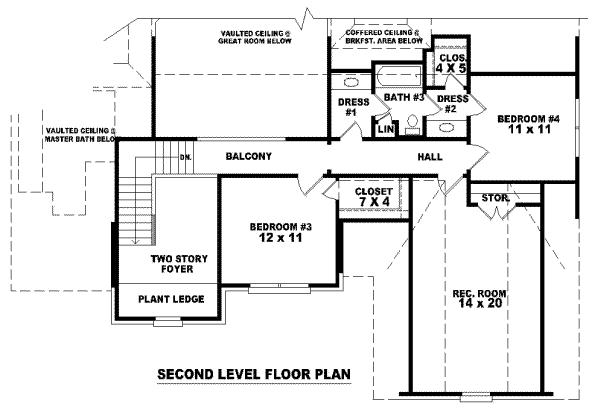 upper floor house blueprint