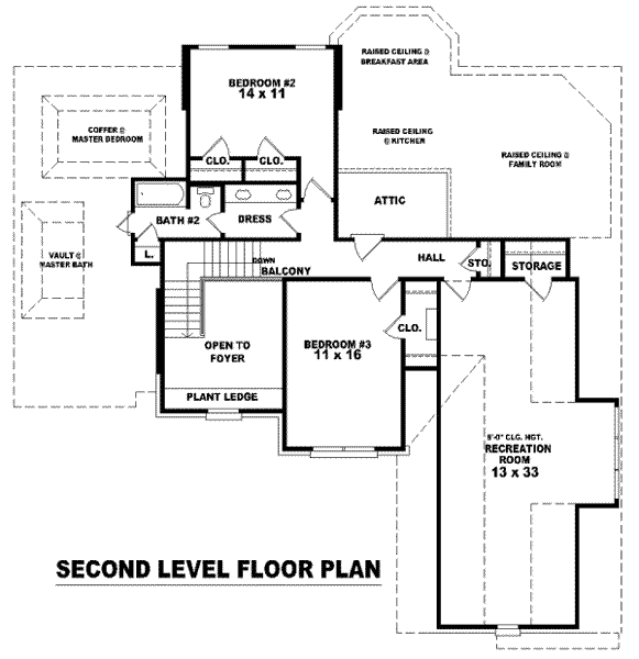 upper floor house blueprint