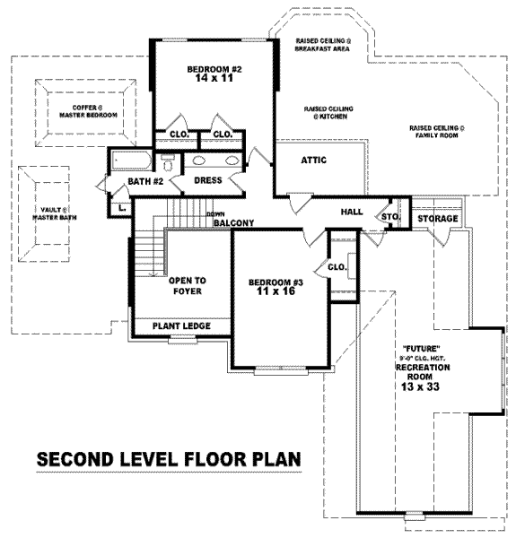 upper floor house blueprint