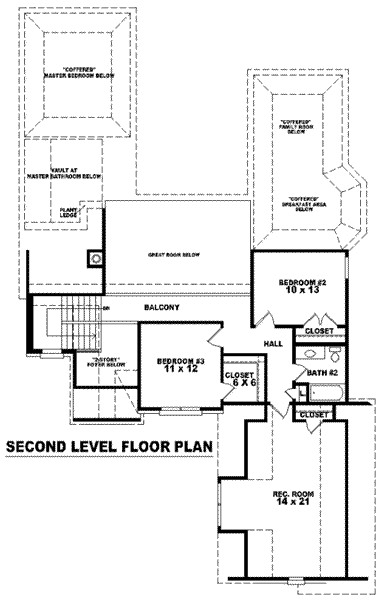 upper floor house blueprint