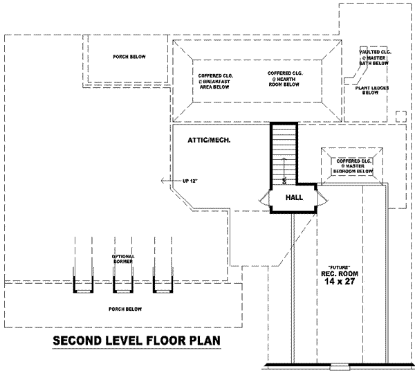 upper floor house blueprint