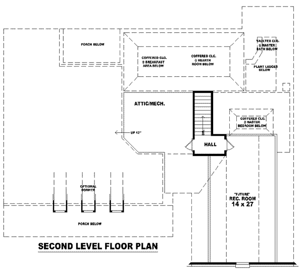 upper floor house blueprint