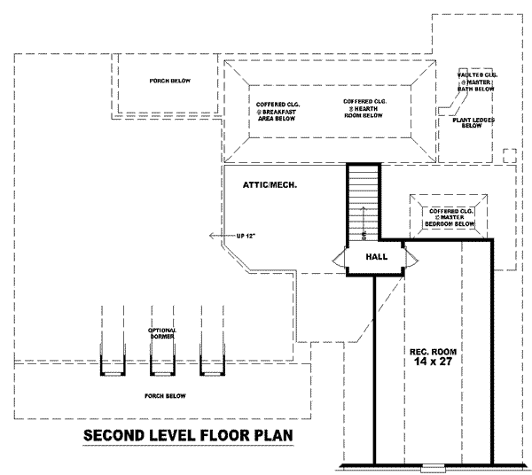 upper floor house blueprint